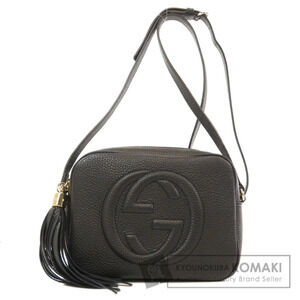 Gucci Soho Disco Shoulder Bag Calfskin Black